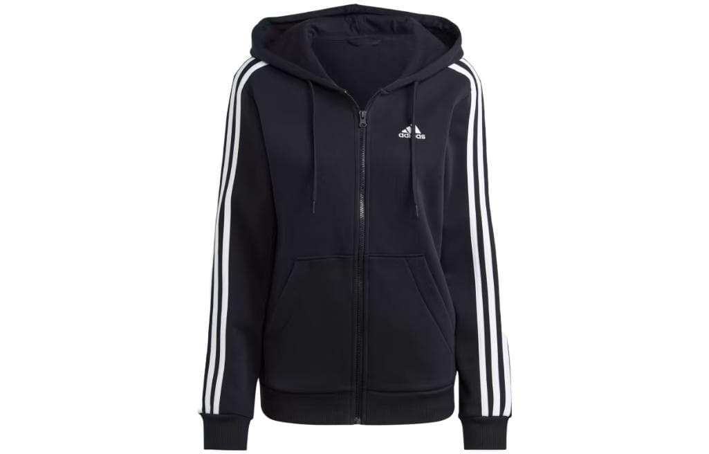 Куртка Adidas Essentials Куртка с флисовой подкладкой Женская Черная - изображение 1