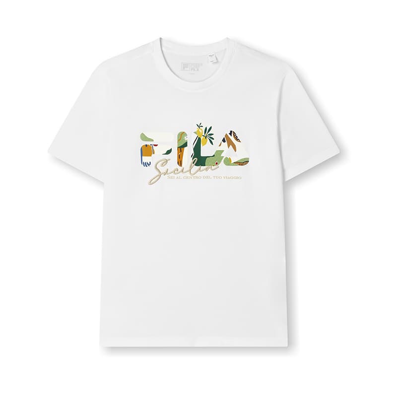 Футболка Fila Heritage T-Shirt Унисекс Облачный Белый - изображение 1