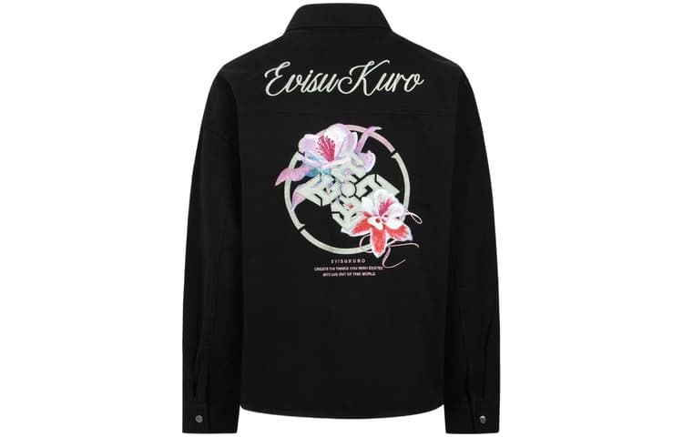 Куртка EVISU Черные Женские Куртки - изображение 1