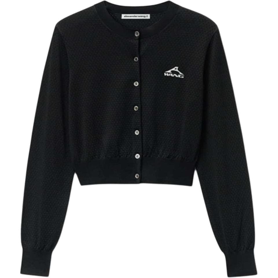 Кофта Alexander Wang SS25 Трикотаж Женский Черный - изображение 1