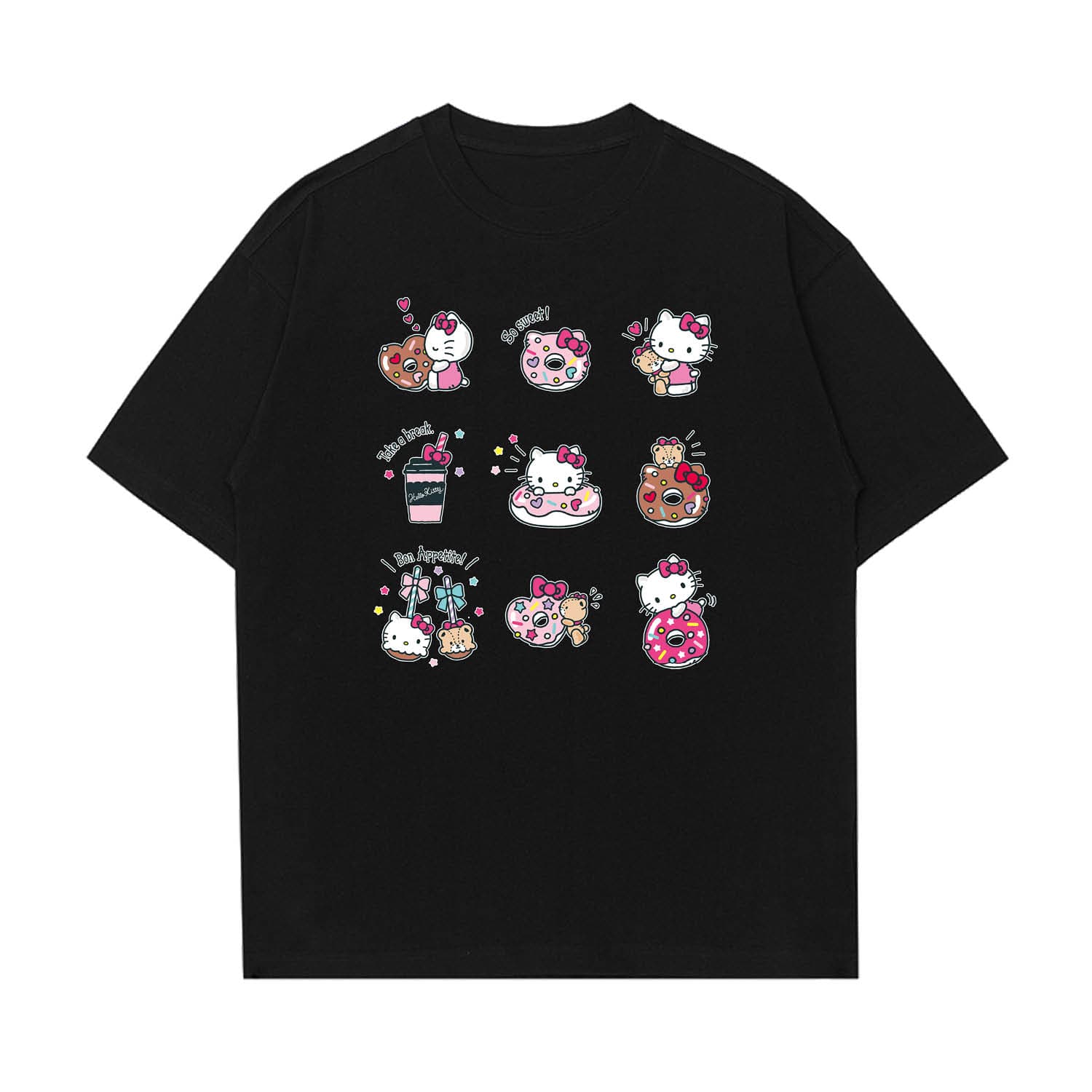 Футболка Sanrio x Hello Kitty Хелло Китти SS25 T Рубашка Унисекс - изображение 1
