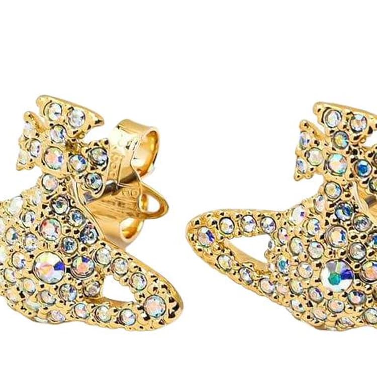 Серьги Серьги Vivienne Westwood с золотыми брассовыми штифтами женские - изображение 2