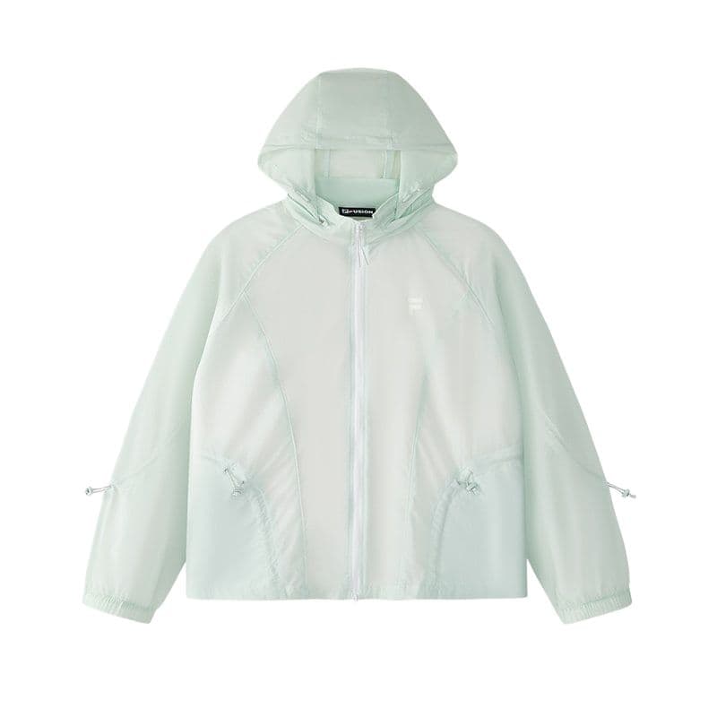 Куртка FILA FUSION FILA FUSION XURBAN Tech SS25 Куртка Женская Пыльно-Дымчатый Синий LG - изображение 1