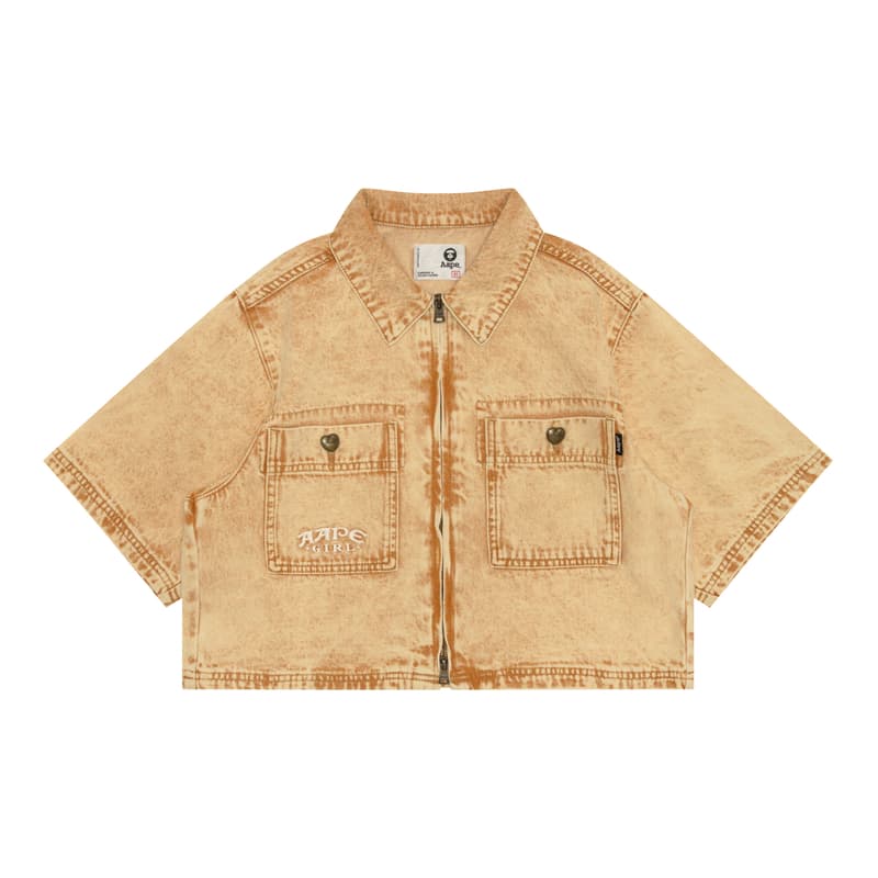 Блузка Aape SS25 Рубашка Женская Коричневая BGL - изображение 1