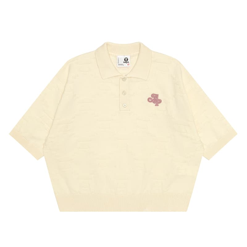 Кофта Aape SS25 Трикотаж Женский Белый IVX - изображение 1