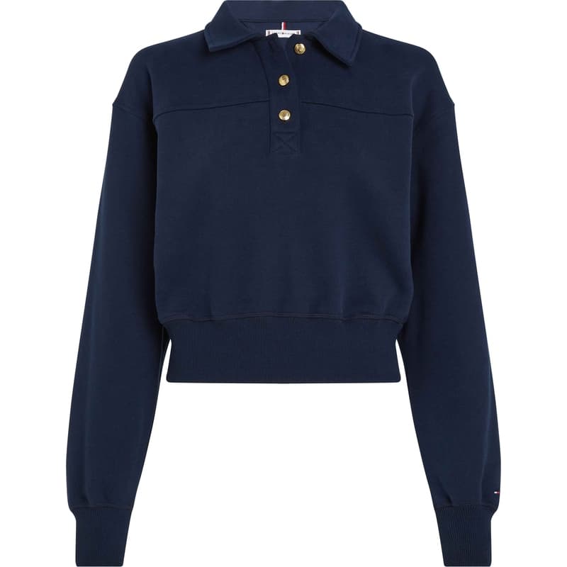 Худи Tommy Hilfiger Толстовка женская темно-синего цвета - изображение 1