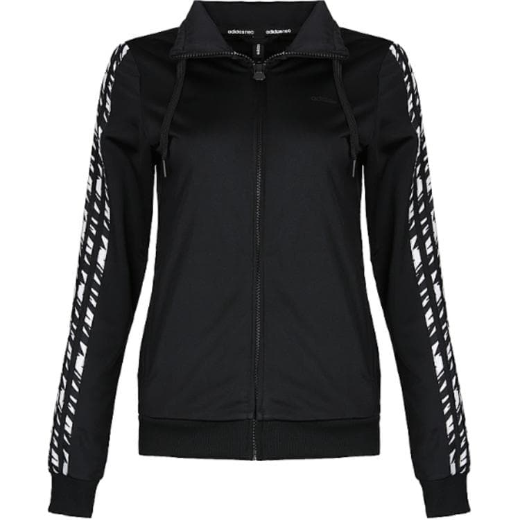 Куртка Adidas Neo M Fav 3S AOP TT Куртки и Пальто Женские Черные - изображение 1