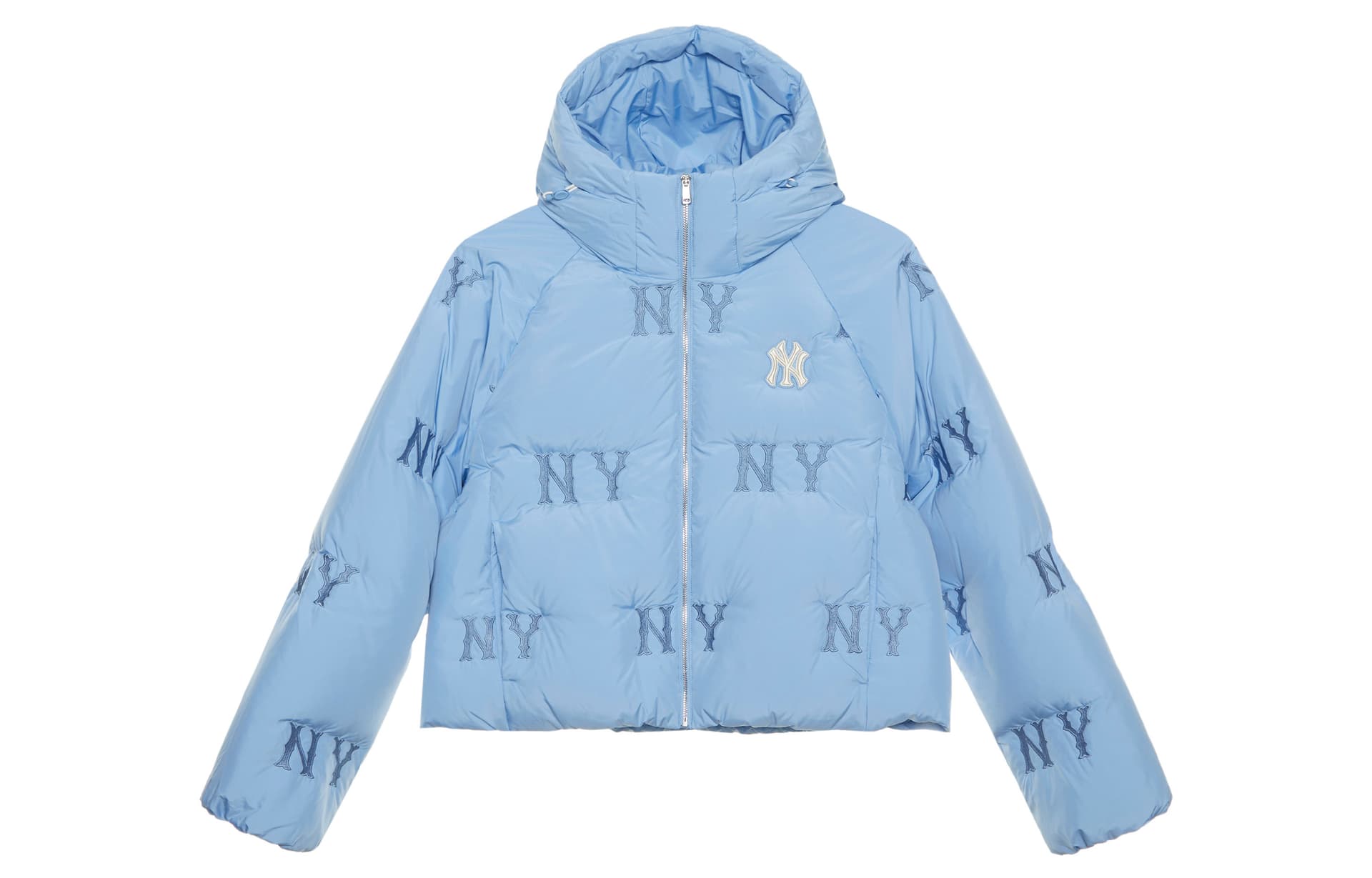 Пуховик MLB MONOGRAM FW24 Пуховик Женский Небесный Далёкий - изображение 1
