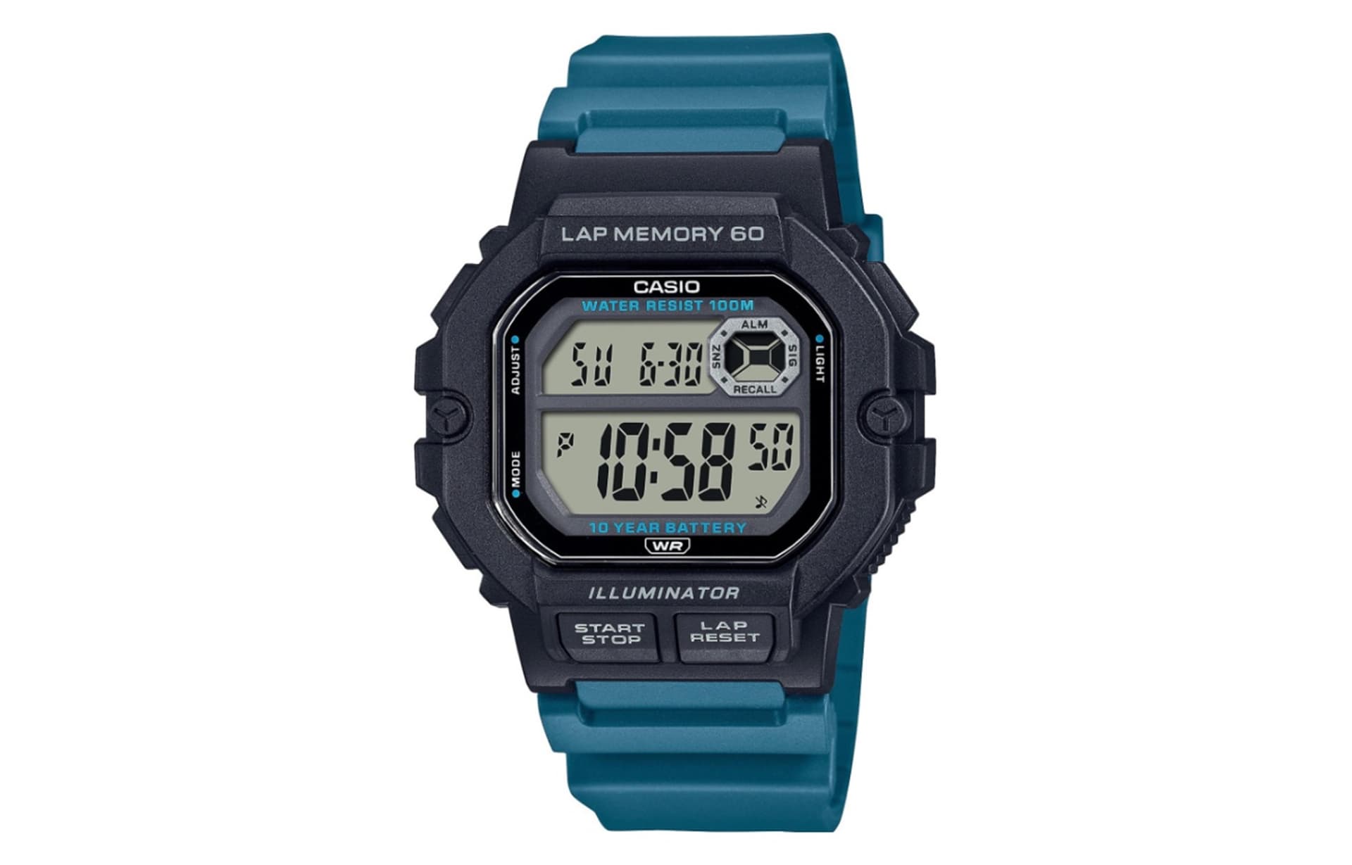 Часы CASIO STANDARD 100 WS-1400H-3A-Ocean Forge - изображение 2