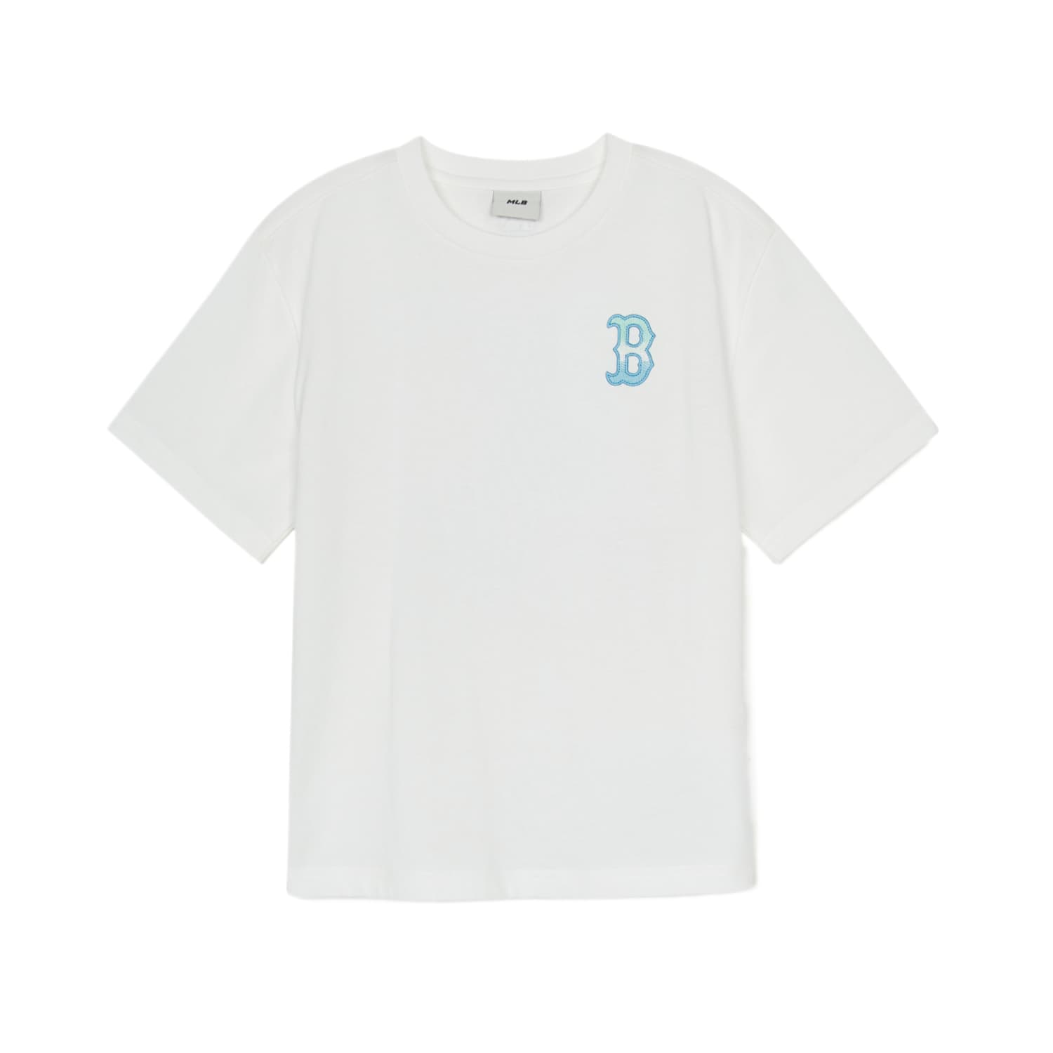 Футболка MLB KIDS Классический MonogramBoston Красный So T Рубашка SS25 Белый Детский - изображение 1
