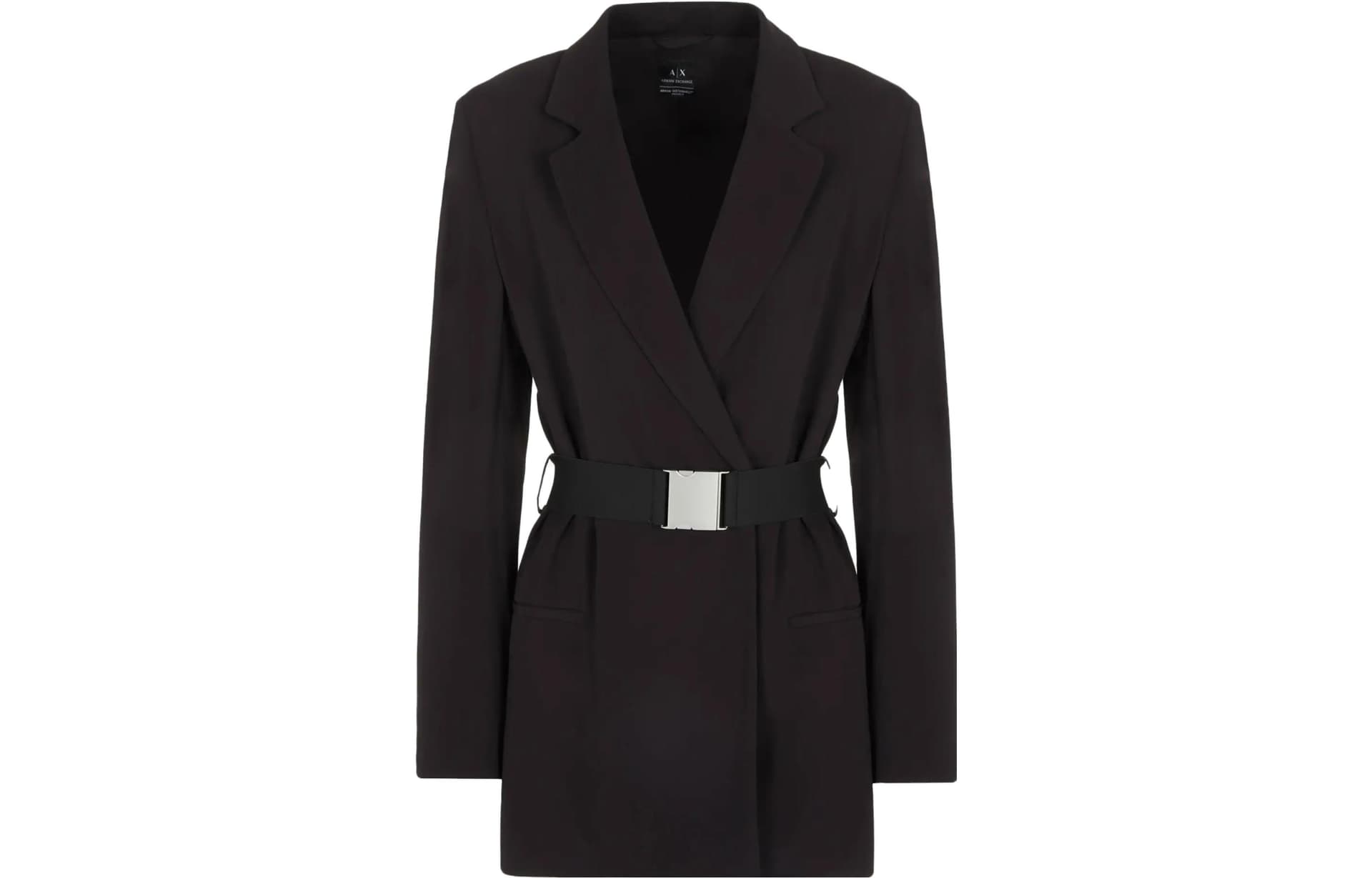 ARMANI EXCHANGEAE FW23 Бизнес Костюм Пальто Женские Черный - изображение 1