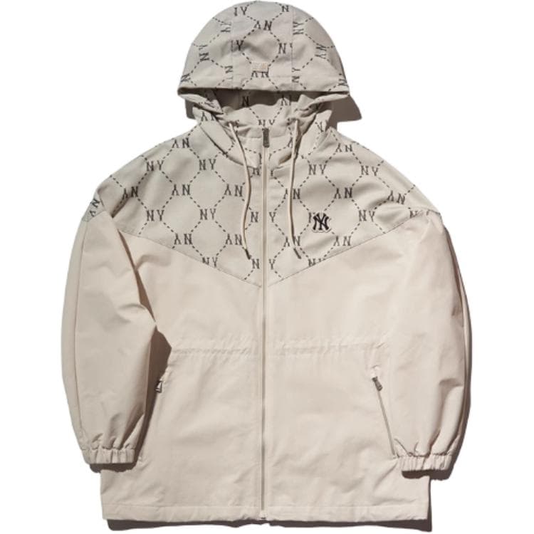 Куртка MLB New York Yankees Monogram Куртки и Пальто Женские Темный Кремовый - изображение 1
