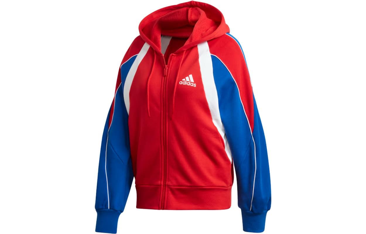Куртка adidas Colorblock Full Zip Hoodie - изображение 1