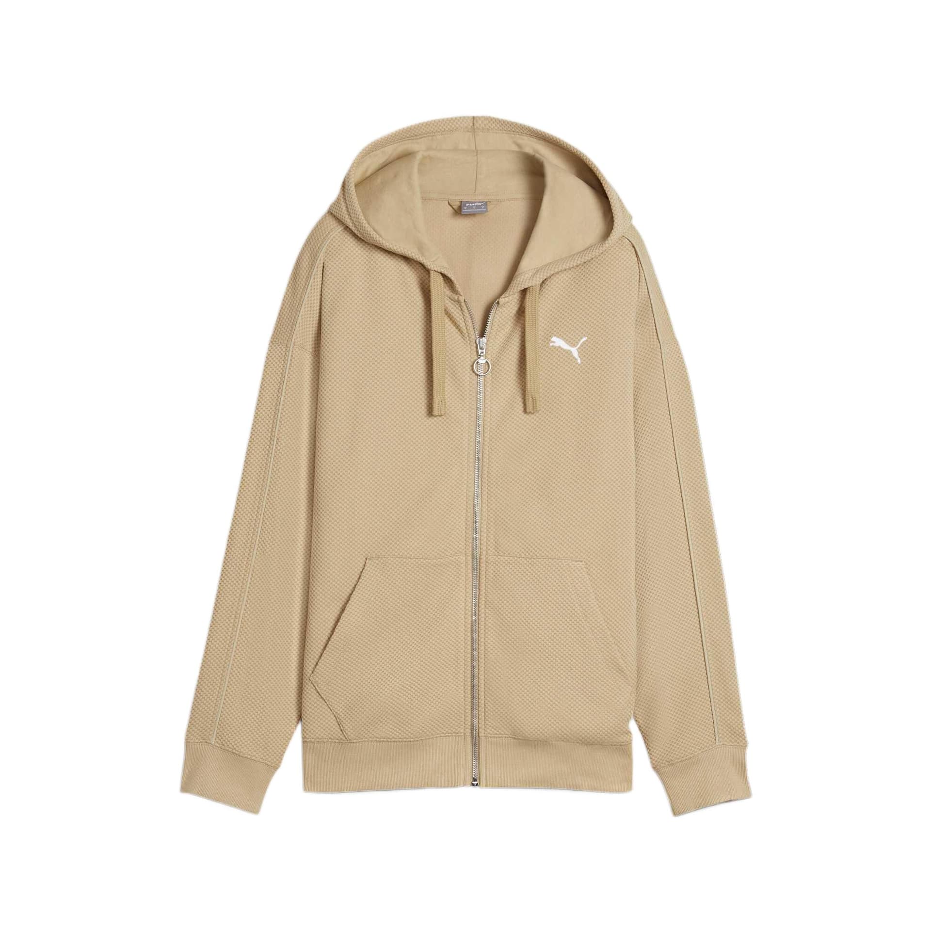 Худи PUMA Женские Толстовка Хаки - изображение 1