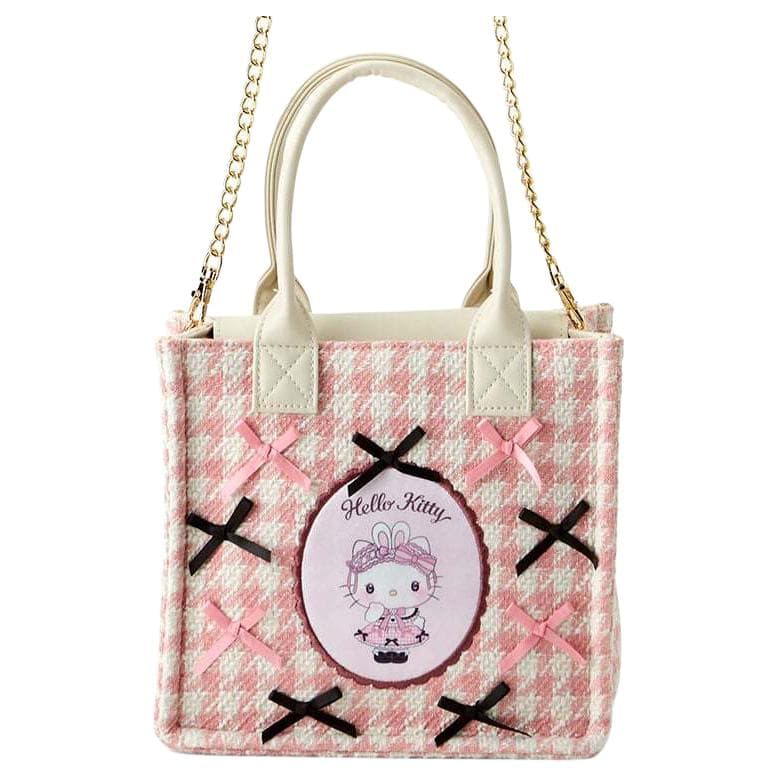 Сумка Sanrio Сумка Тоут с регулируемыми съемными лямками, 95% полиэстер, 5% эластан, мини, розовый - изображение 1