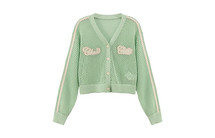 Кофта CHUU Трикотаж Женский Мятно-Зеленый - изображение 1
