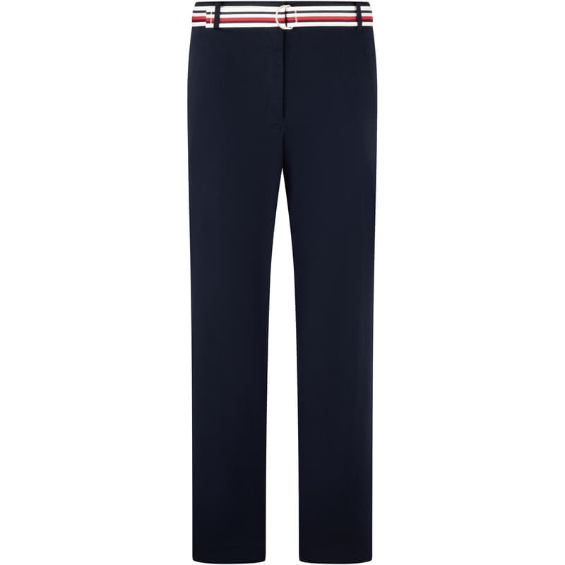 Штаны Tommy Hilfiger Повседневные Брюки Женские Темно-Синие - изображение 1