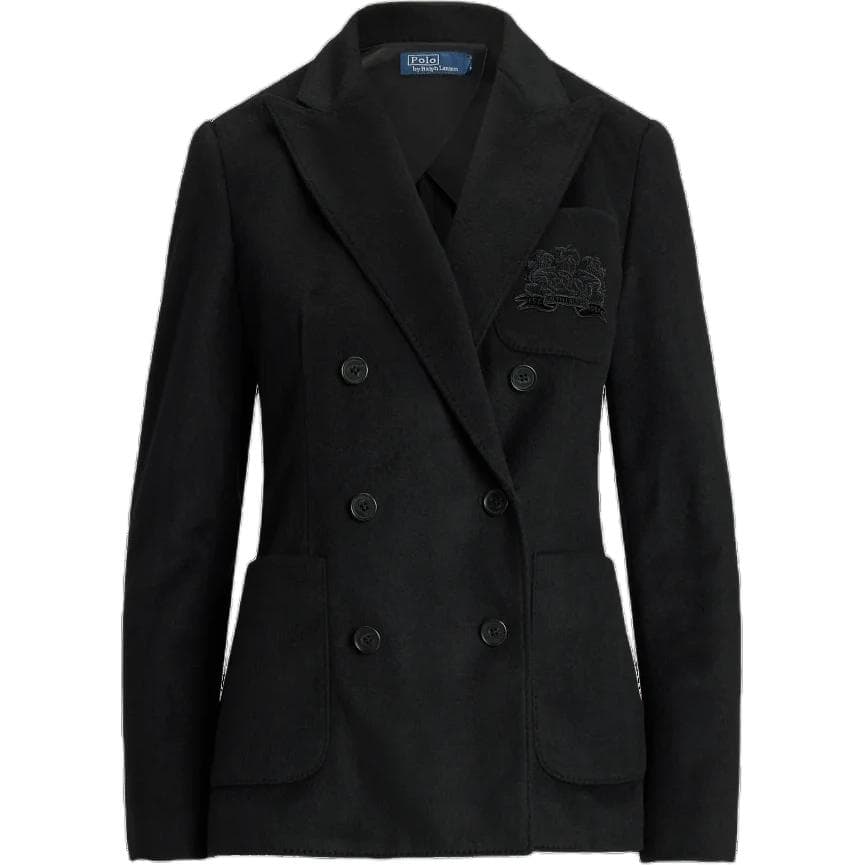 Polo Ralph Lauren FW24 Бизнес-костюм Пальто Женское Черное - изображение 1