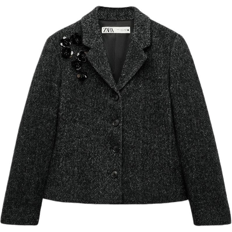 ZARA ZW Бизнес-костюм женский темно-серый - изображение 1