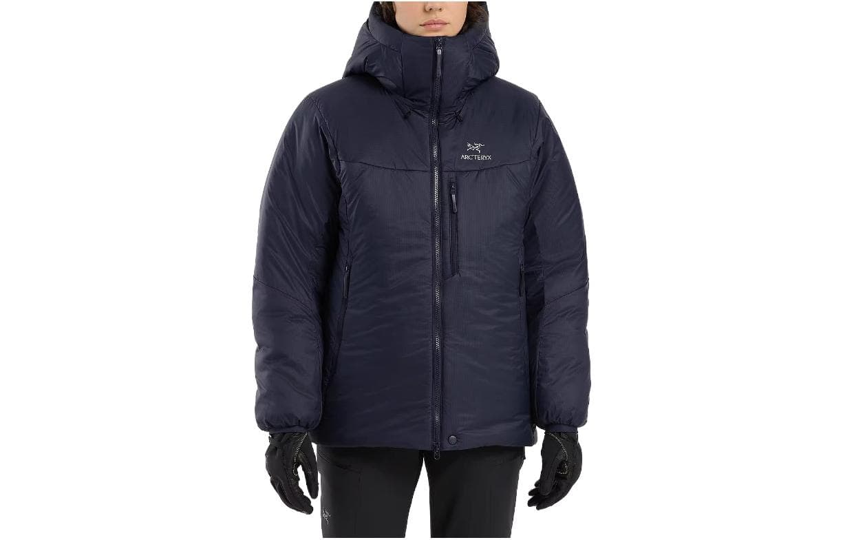 Arc'teryx Хлопковый пуховик женский синий черный - изображение 1