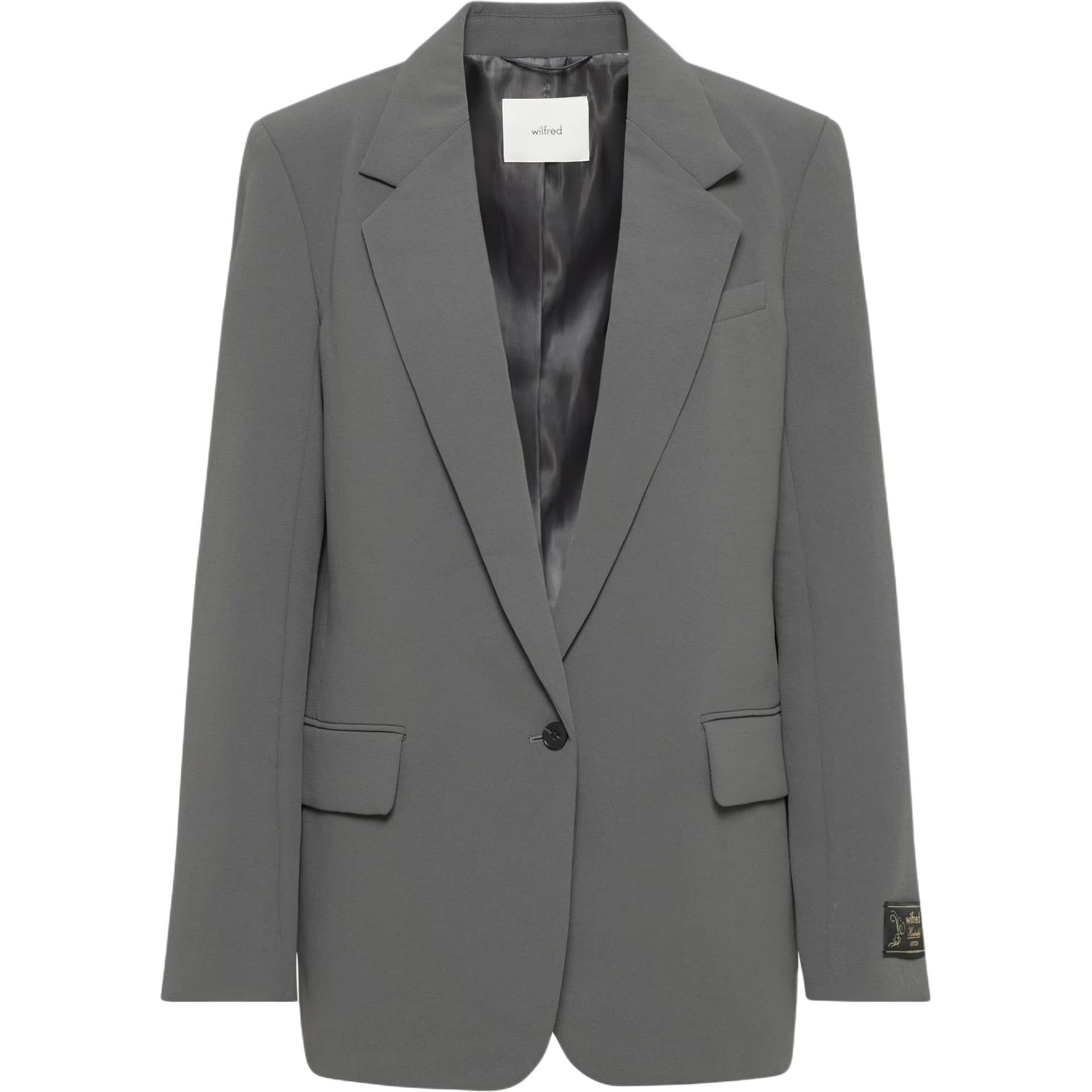 ARITZIA WILFRED New Generation Бизнес-костюм Женский Угольный Серый Дымчатый Серый - изображение 1