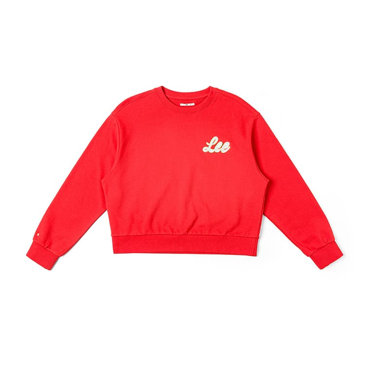 Худи Lee SS25 Толстовка Женское Красное - изображение 1