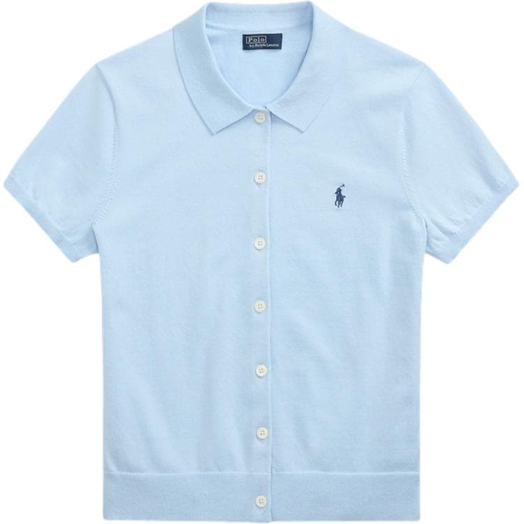 Кофта Polo Ralph Lauren SS25 Трикотаж Облегающий Женские Синий - изображение 1