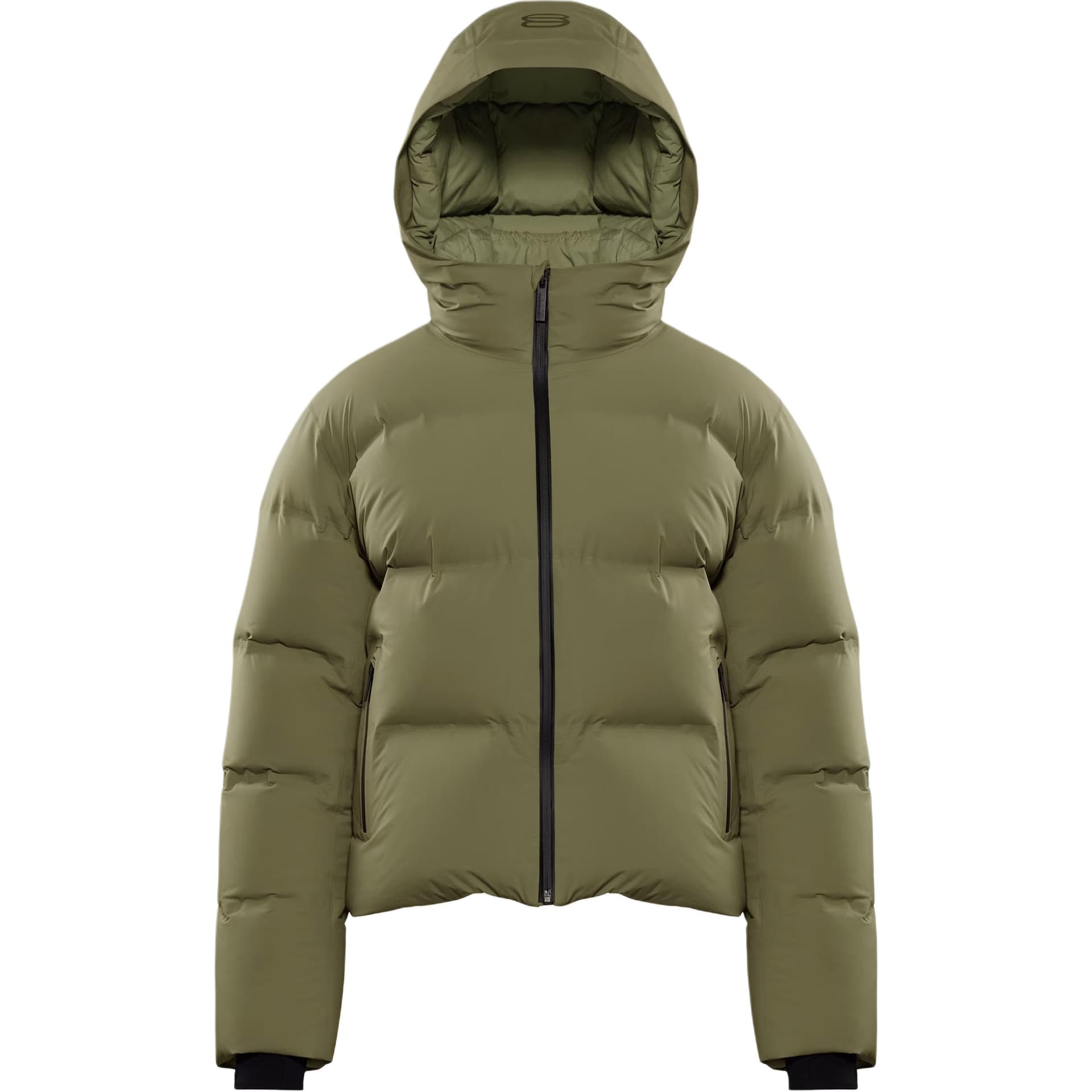 Пуховик ARITZIA Супер Puff2OTM Shorty RainstopTM Пуховик Женский Армейский Зеленый Армейский Зеленый - изображение 1