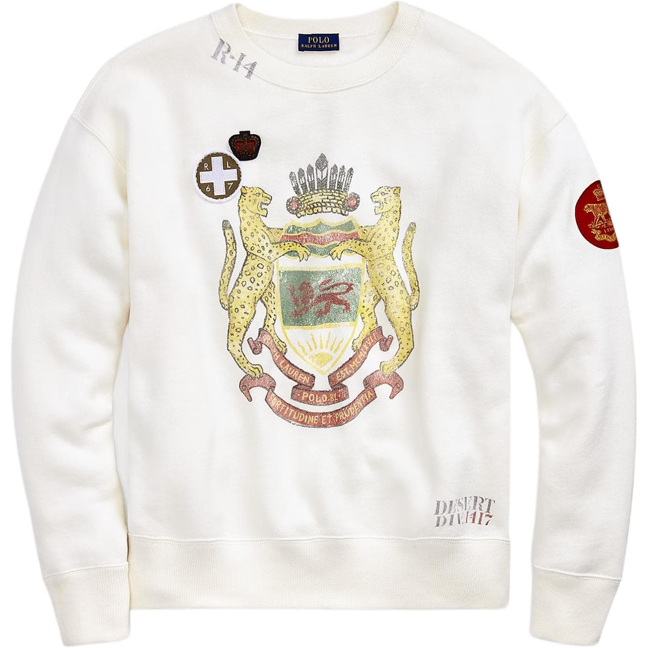 Худи Polo Ralph Lauren Толстовка Свободный покрой Женские Экрю - изображение 1