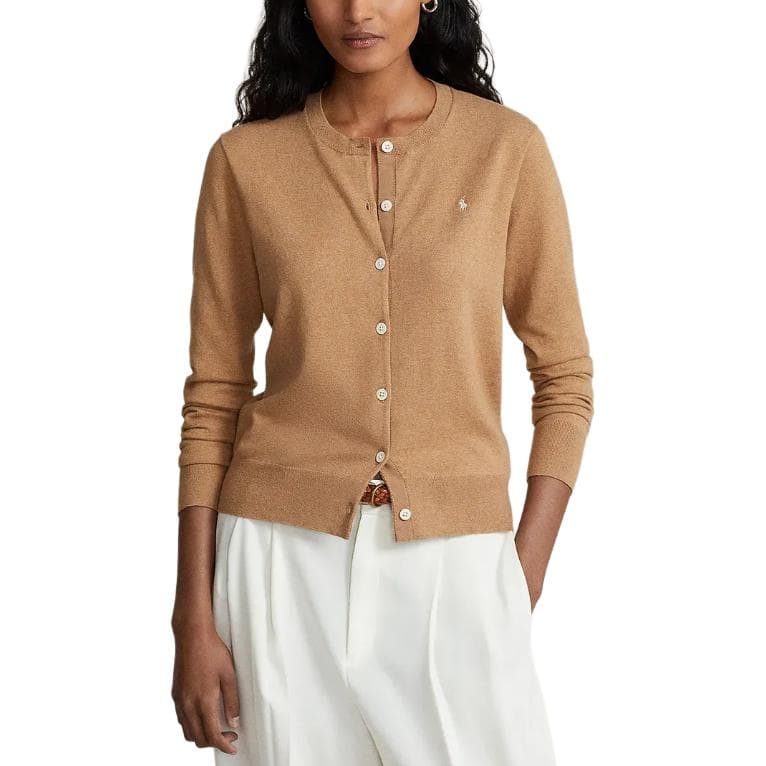 Кофта Polo Ralph Lauren Трикотаж Свободный крой Женский Верблюжий - изображение 1