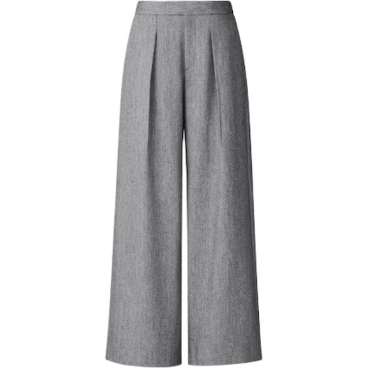 Штаны UNIQLO Темно-серые Женские Повседневные Брюки - изображение 1