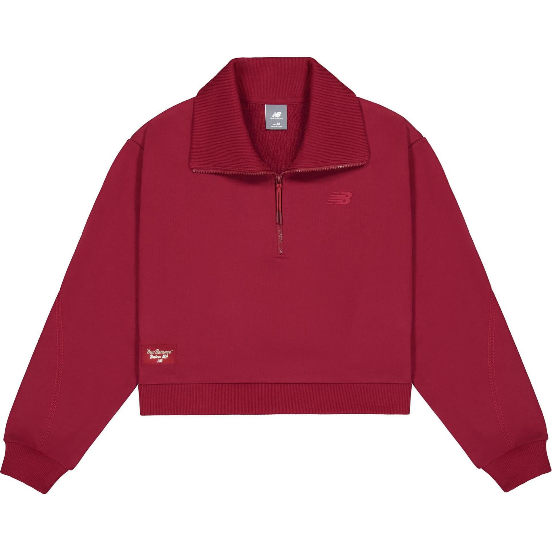 Худи New Balance FW24 Толстовка Женские Красный - изображение 1