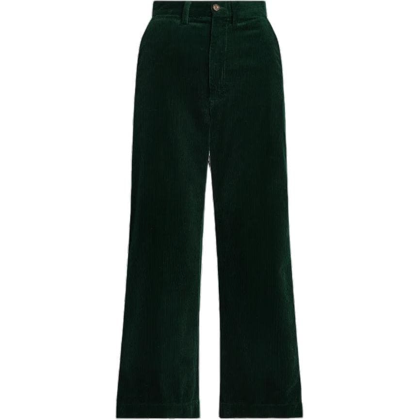 Штаны Polo Ralph Lauren FW24 Повседневные брюки женские Преппи зеленые - изображение 1