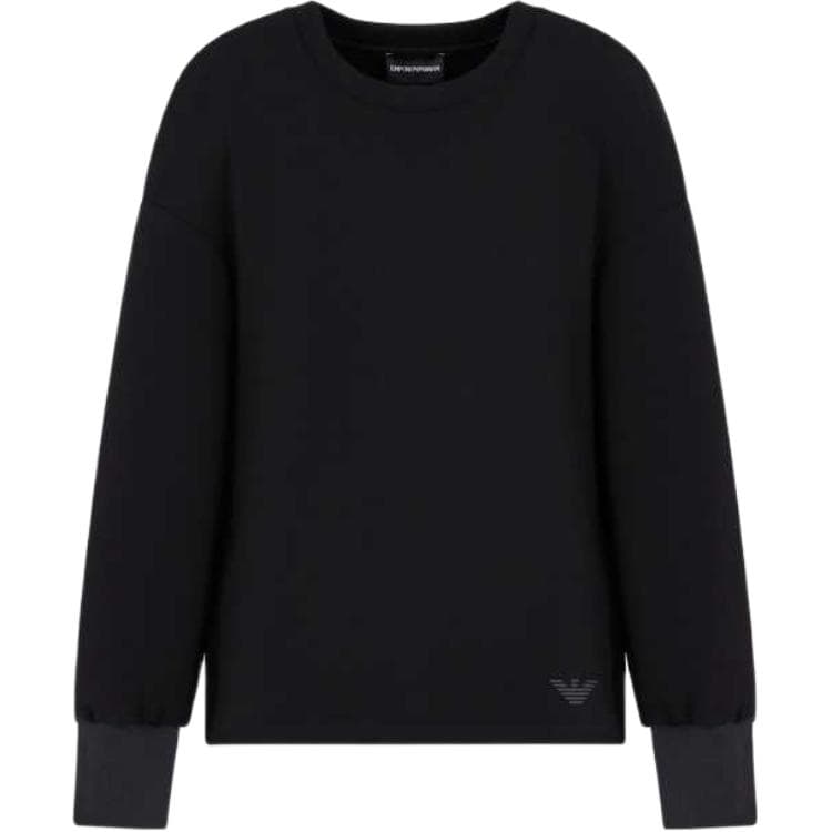 Худи EMPORIO ARMANI SS25 Худи-ханьфу платье Женское Черное - изображение 1