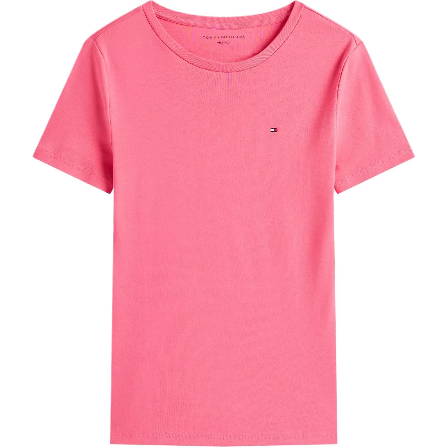 Футболка Tommy Hilfiger T-рубашка женская розовая - изображение 1