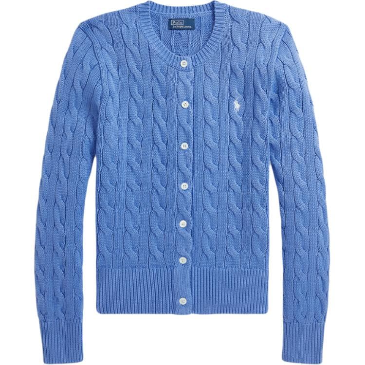 Кофта Polo Ralph Lauren Трикотаж Облегающий Женский Синий - изображение 1