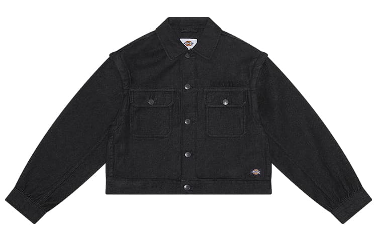 Dickies Джинсовая Куртка Женская Черная - изображение 1