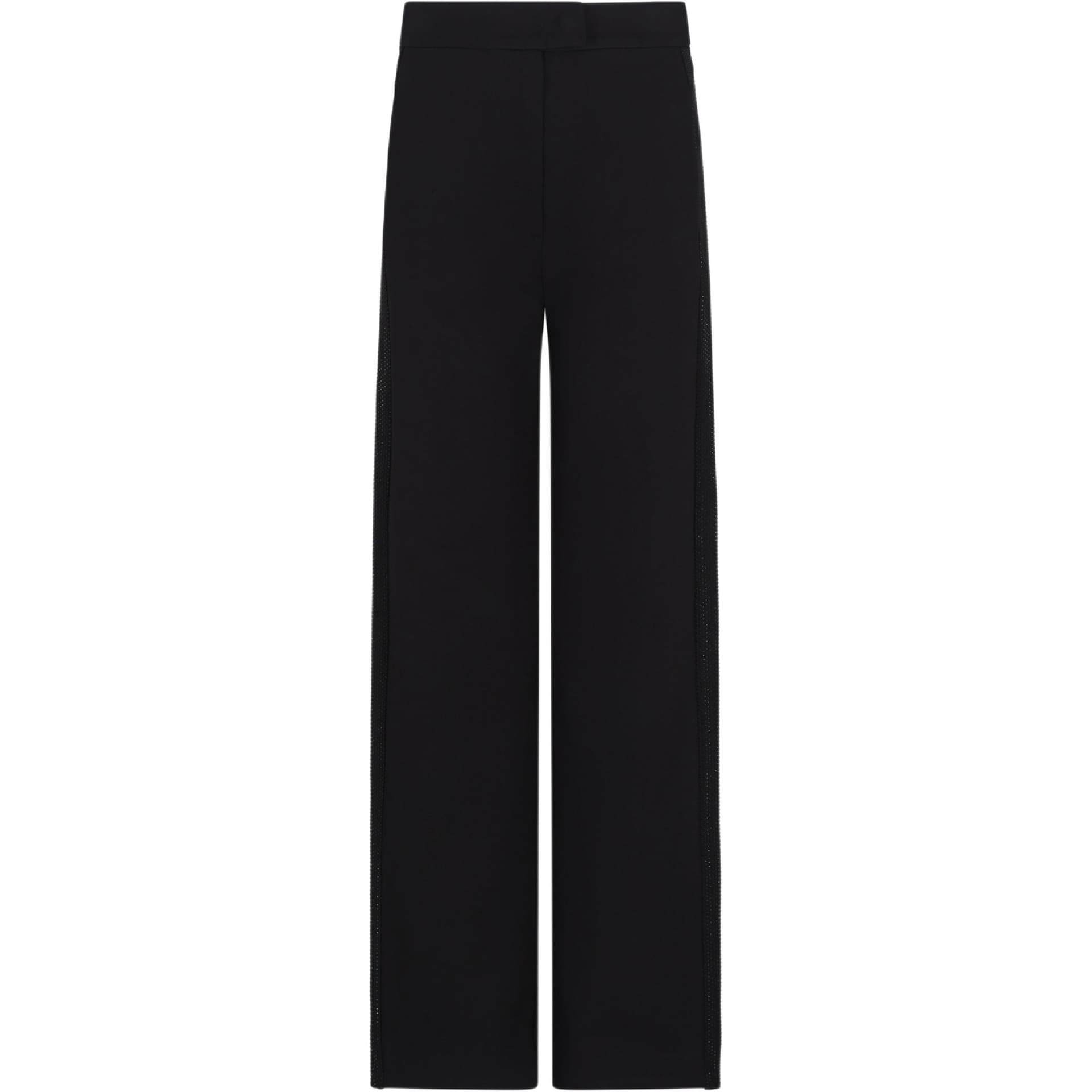 Штаны EMPORIO ARMANI SS25 Повседневные штаны Женские Черные - изображение 1