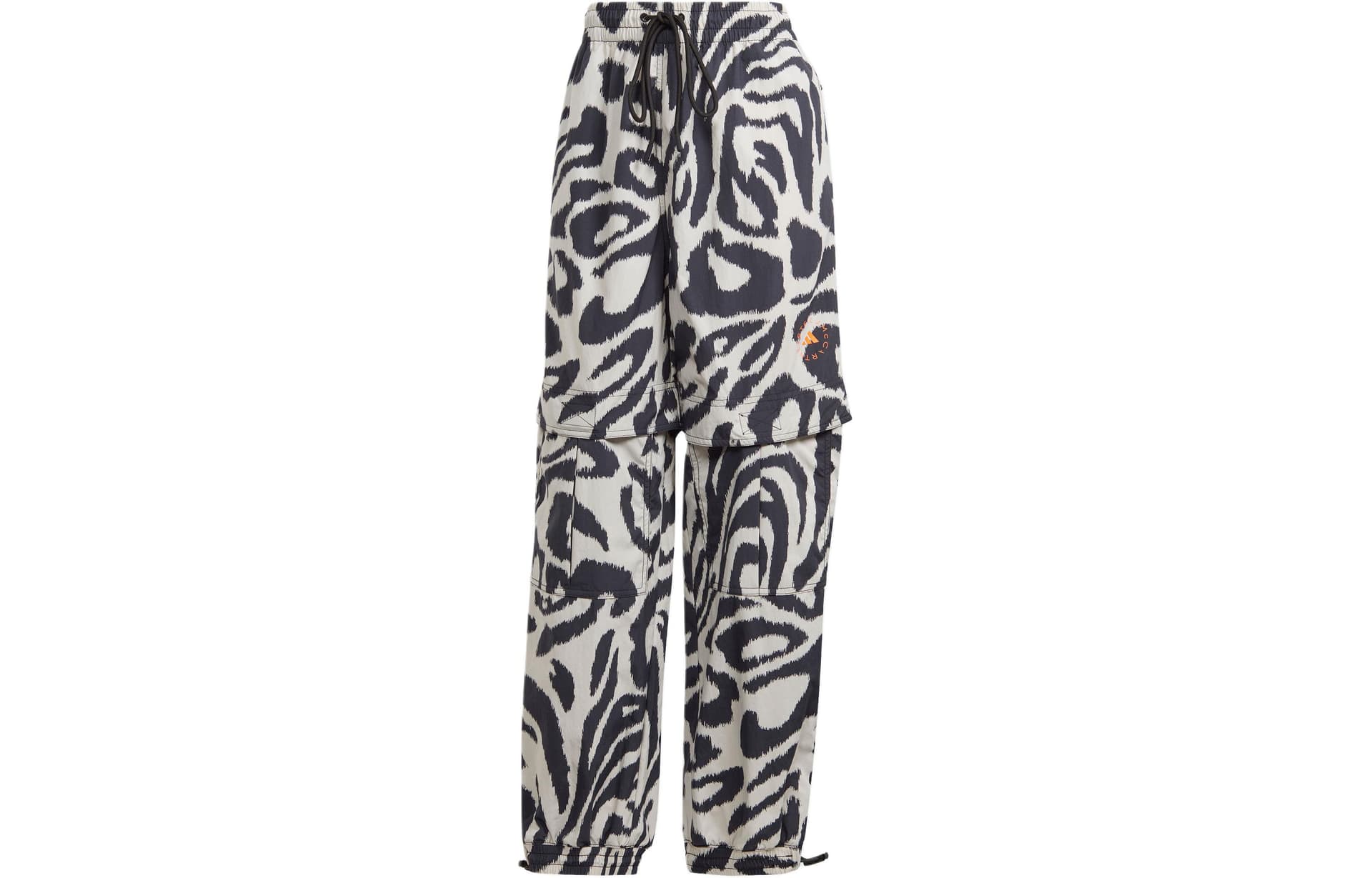 Штаны Adidas Stella McCartney Вязаные ткани PRINTED TRACK TOP Повседневные брюки Женские Черный - изображение 1