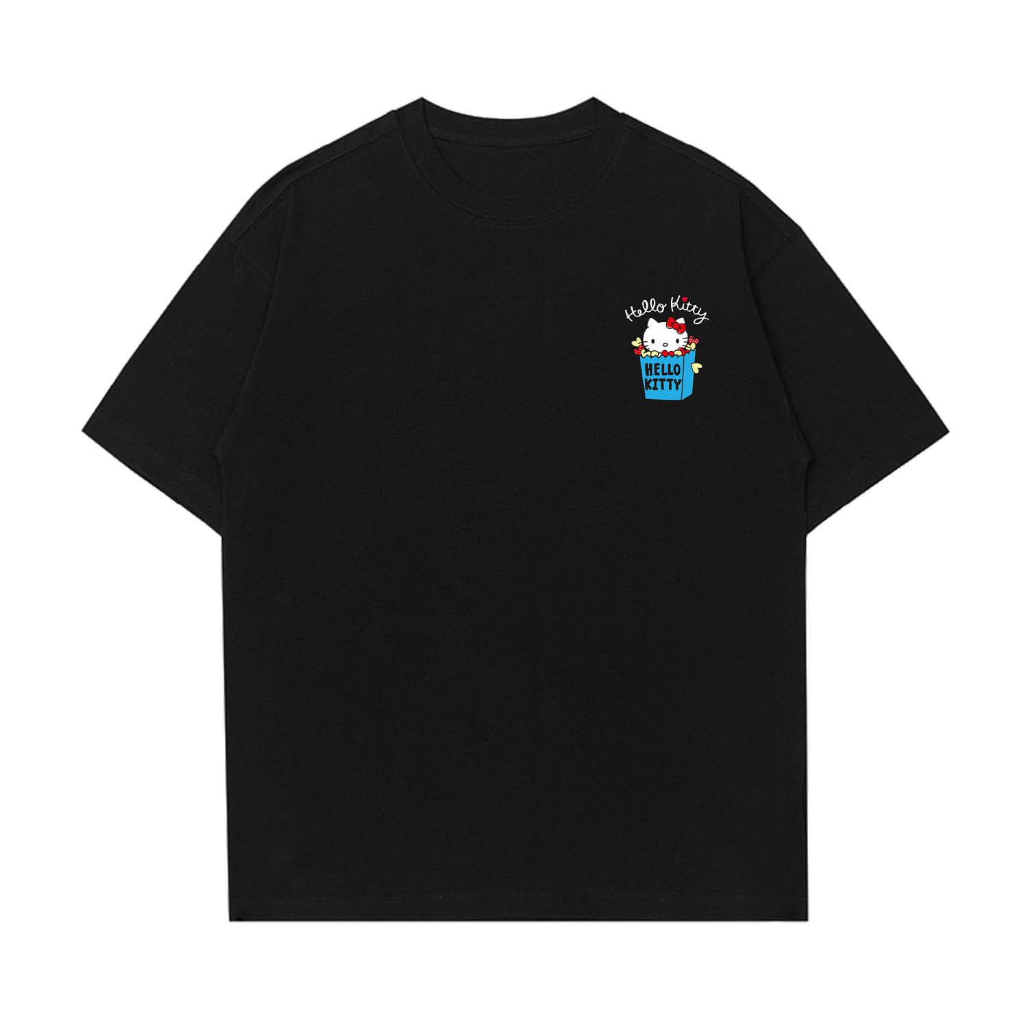Футболка Попкорн Sanrio x Hello Kitty Хелло Китти SS25 T Унисекс Рубашка - изображение 1
