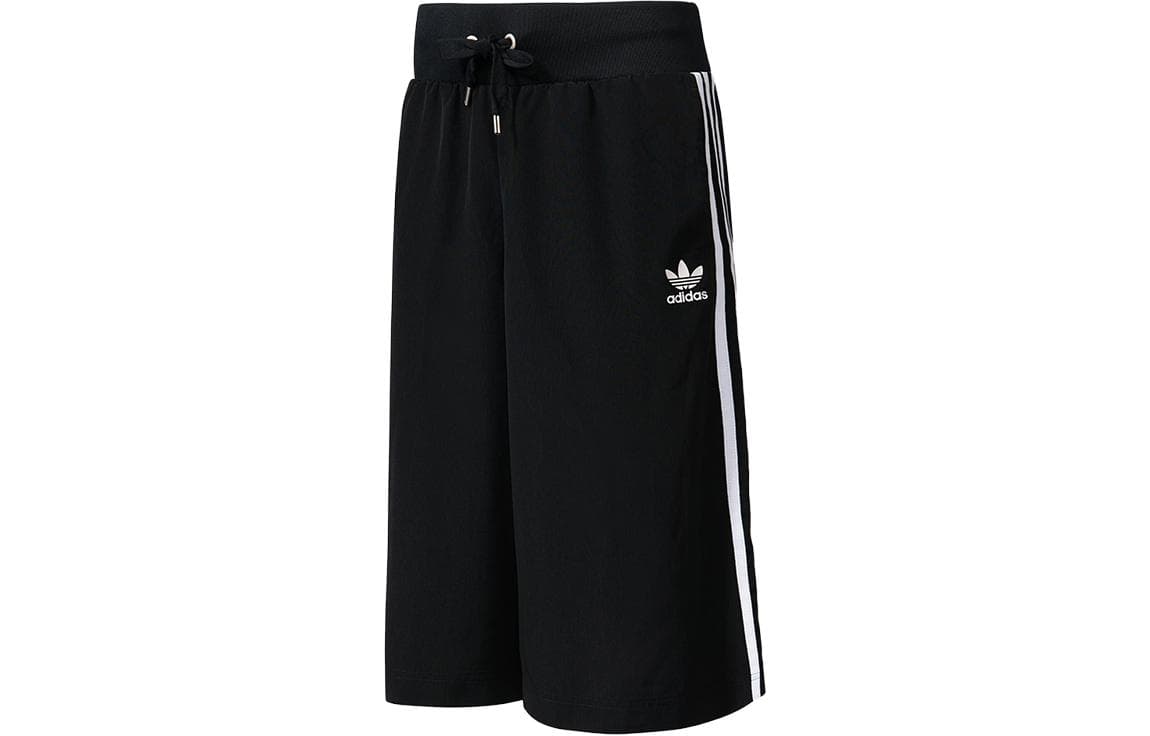 Штаны Adidas Originals Повседневные Брюки Женские Черные - изображение 1