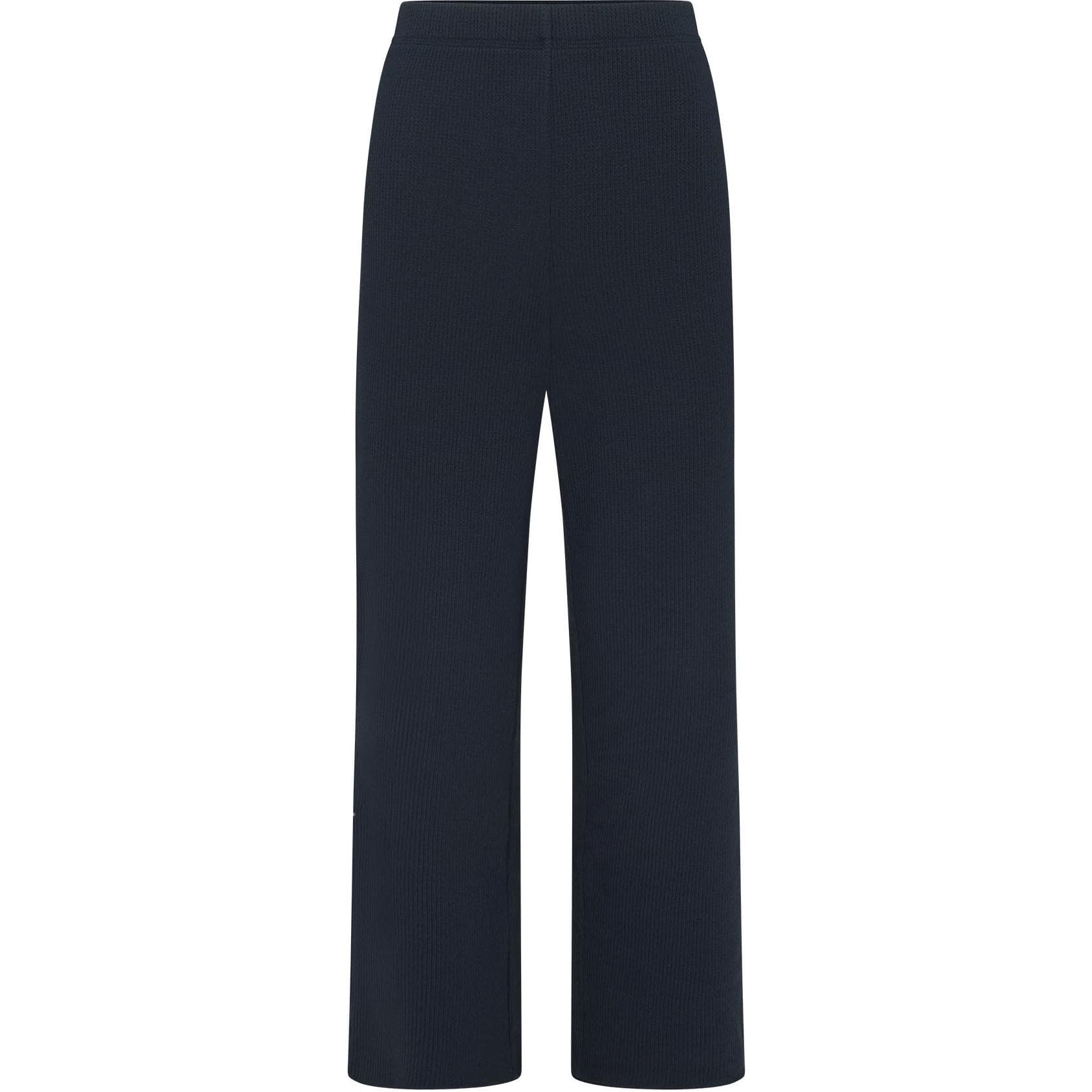 Штаны SKIMS FW24 HEAVY Waffle Straight Нога Брюки Повседневные Брюки Женские Темно-Синий Морской Синий - изображение 1