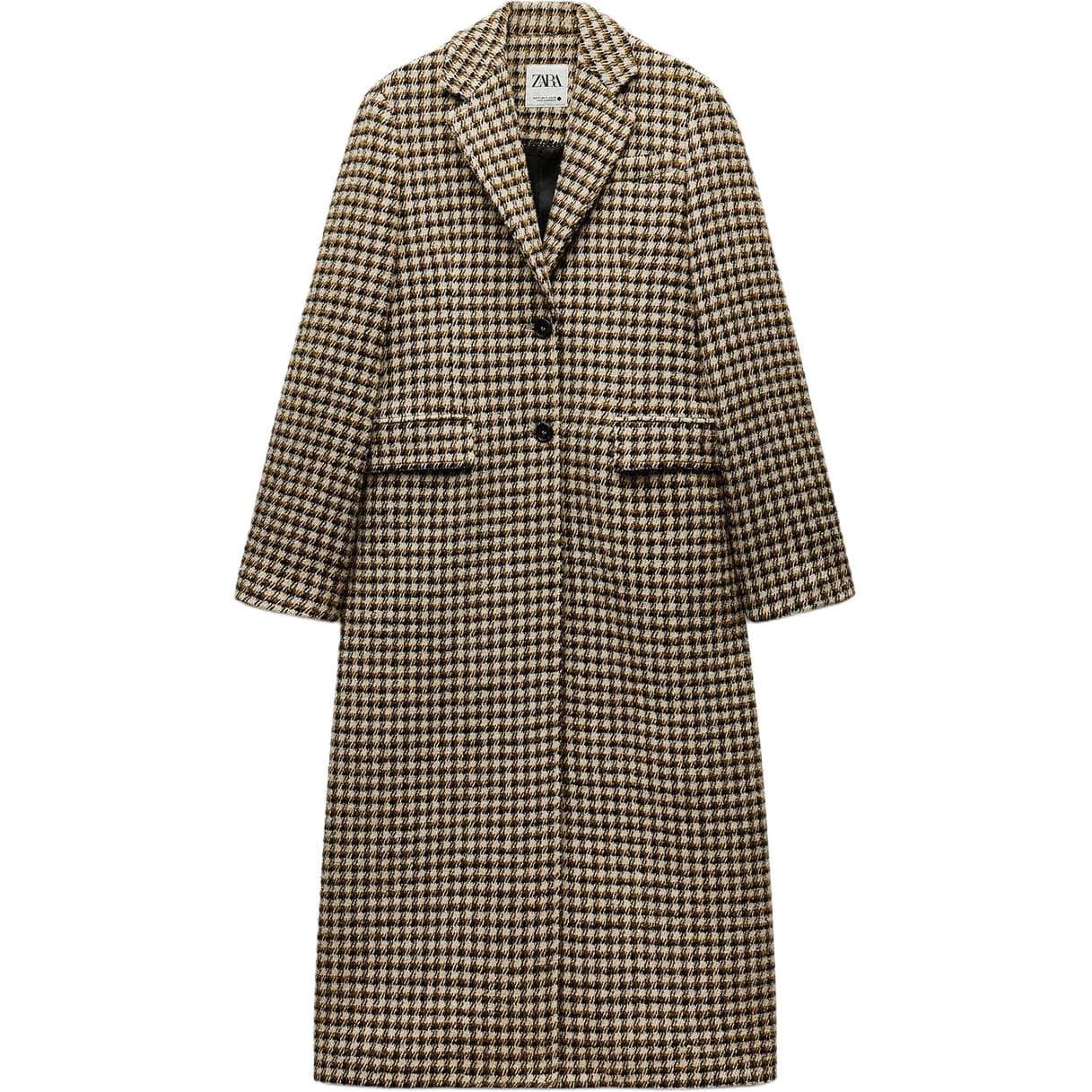 ZARA ZW Series Куртка Женская Коричневая - изображение 1