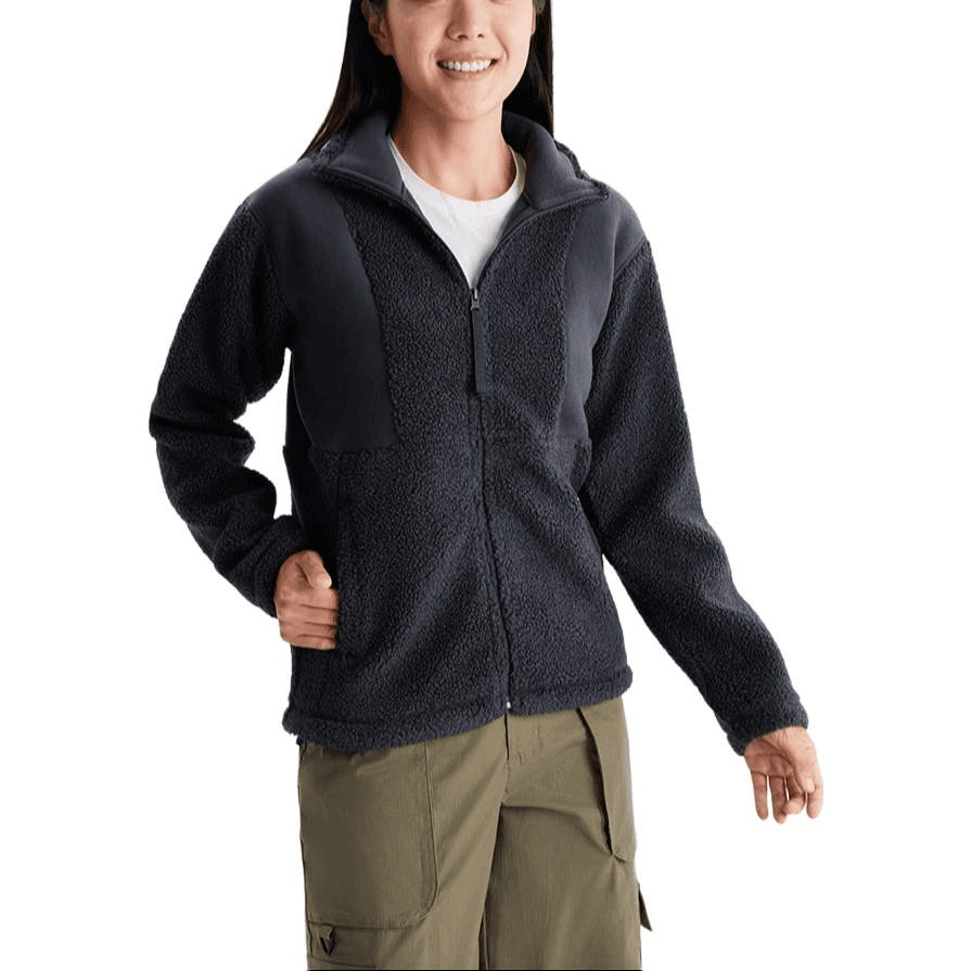 Columbia Casual Outdoor Бархатовое пальто женское черное и серое - изображение 1