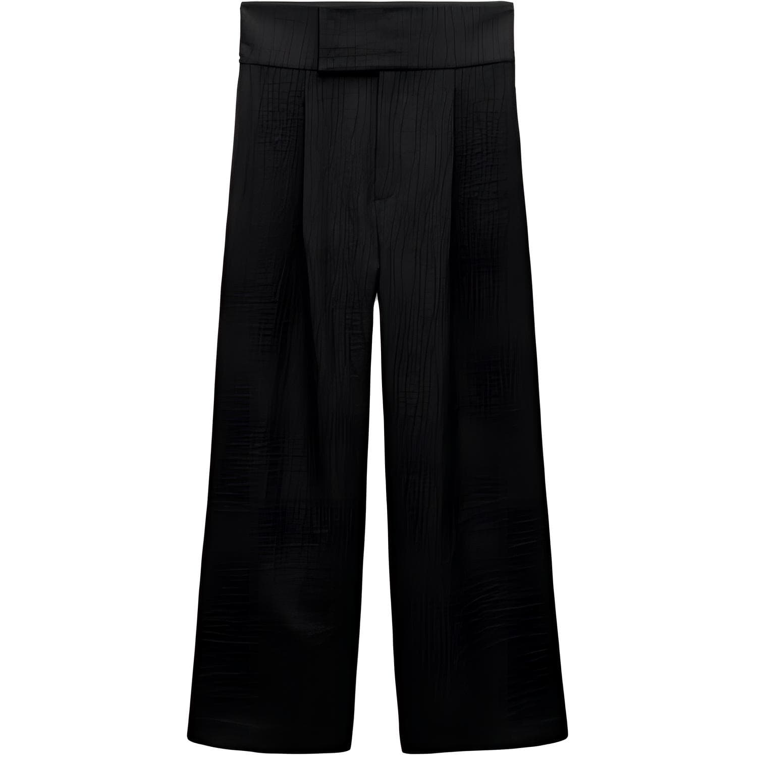 Штаны ZARA AO YES Черные Женские Повседневные Брюки - изображение 1