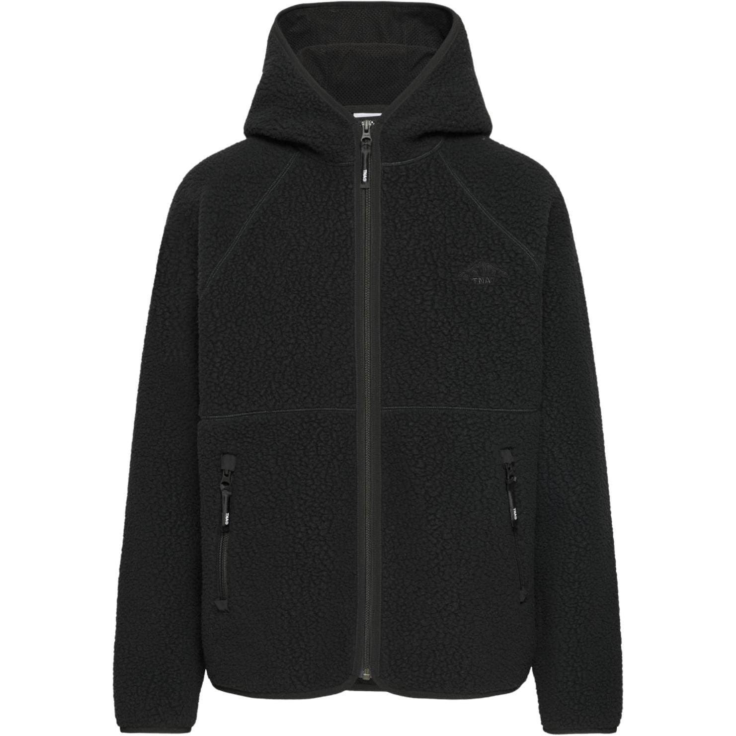 ARITZIA TNA POLARTEC Термический Pro с капюшоном и молнией Худи Бархатное ощущение Пальто Женское Черный Черный - изображение 1