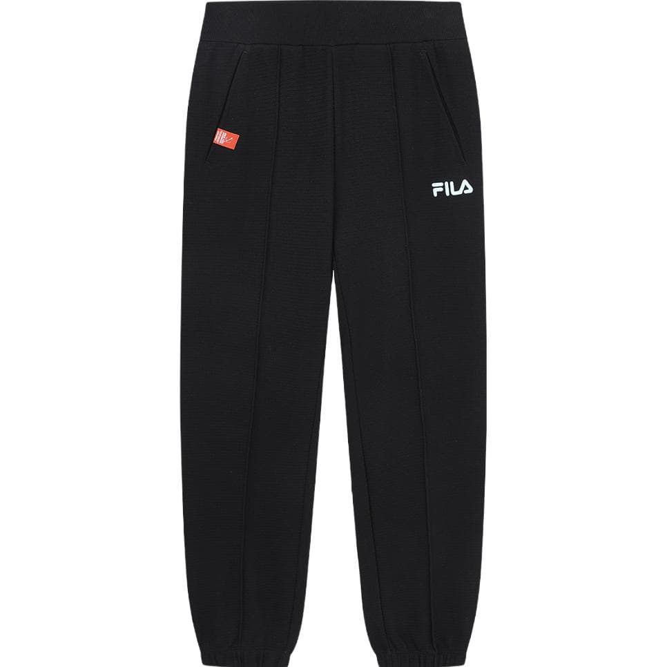 Штаны FILA Повседневные штаны женские цвет черный оттенок Jet - изображение 1
