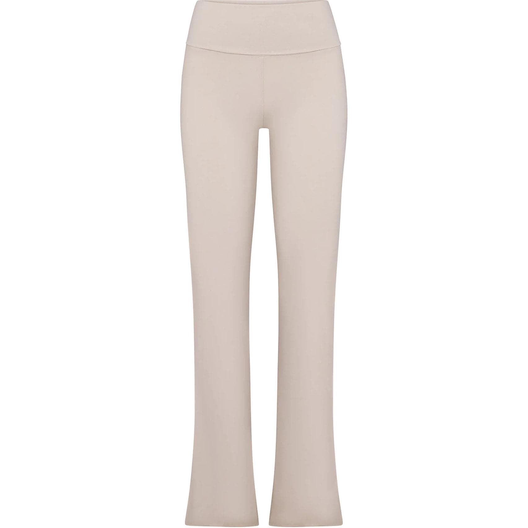 Штаны SKIMS COTTON JERSEY FOLDOVER PANT STONE - изображение 1