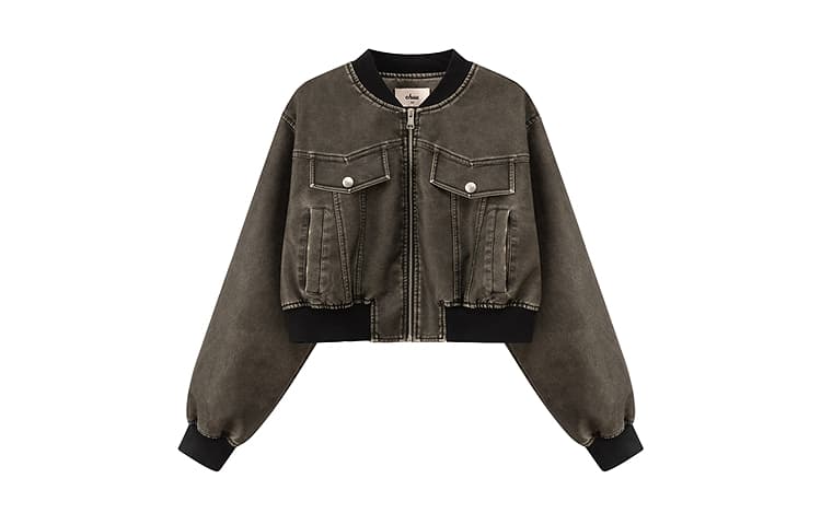 CHUU Carbon Gray Женское короткое пальто - изображение 1
