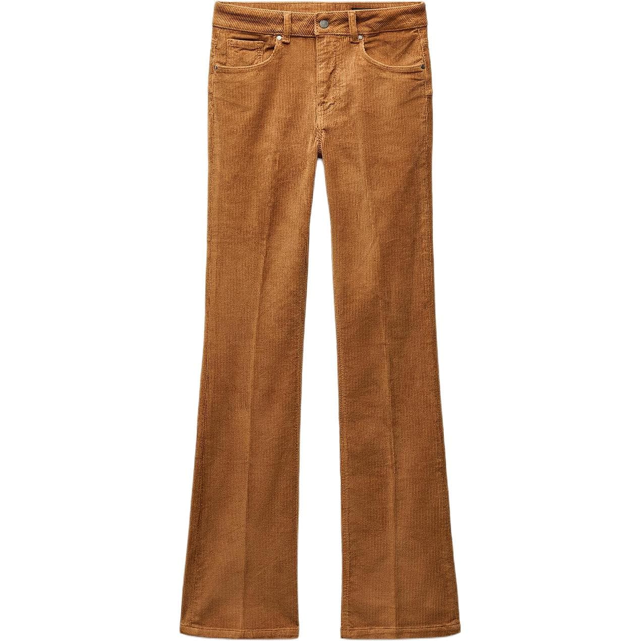 Штаны ZARA ZW Повседневные штаны женские желто-коричневые - изображение 1